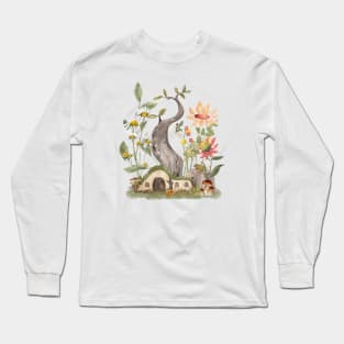 Cottagecore Fairy Garden Long Sleeve T-Shirt